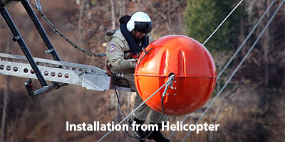 Installation from Helicopter