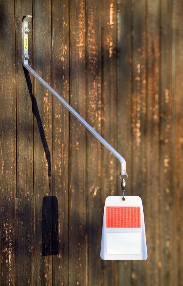 FireFly WM shown mounted to a wood utility pole.