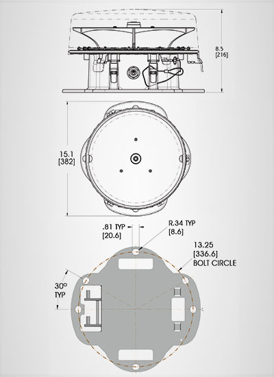 L-864/865 Dual Beacon Obstruction Light