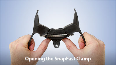 Opening the SnapFast Clamp