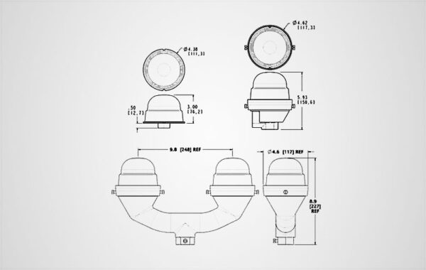 RTO L-810 dimension diagram