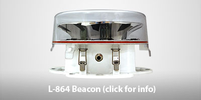 SunPOWR L-864 Beacon Solar Powered Obstruction Lights