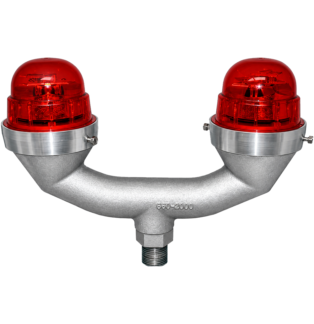 RTO Dual Solar Obstruction Lights